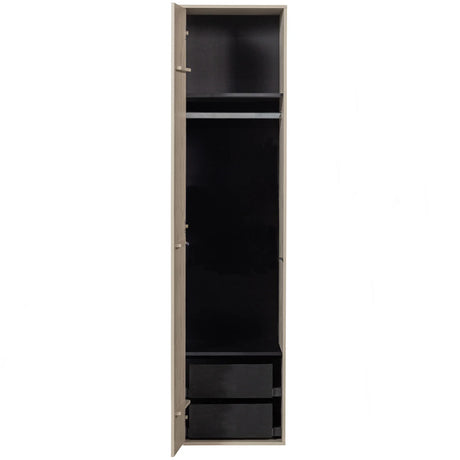 Vtwonen, Daglig garderob 200 × 50 cm – furu, dakargrau