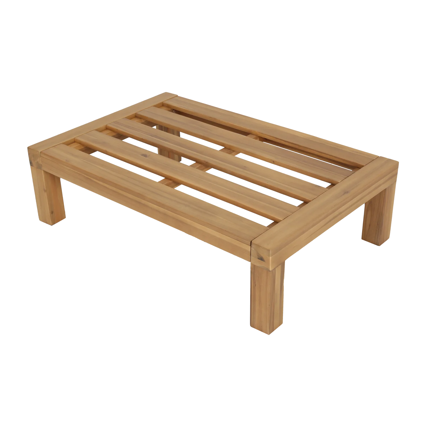 Vtwonen, Relax fotpall/sidebord för utomhusbruk i FSC-certifierad akacia, natur