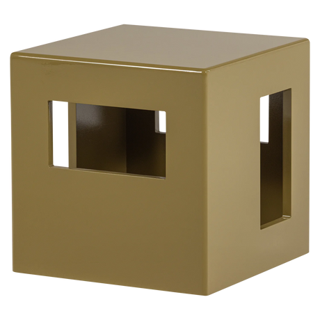 Vtwonen, Modern sidobord i MDF, högblankt – honungsgult