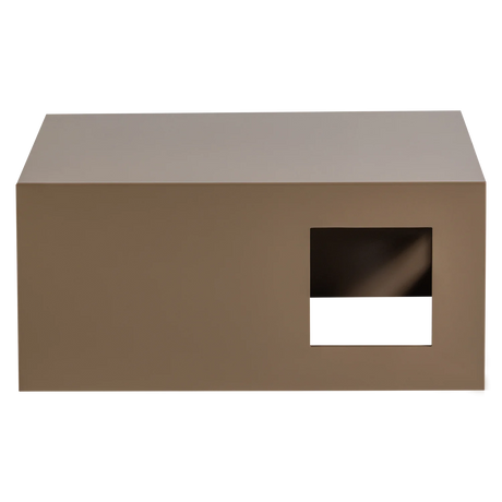 Vtwonen, Modern soffbord i MDF, högblankt – sandfärgat
