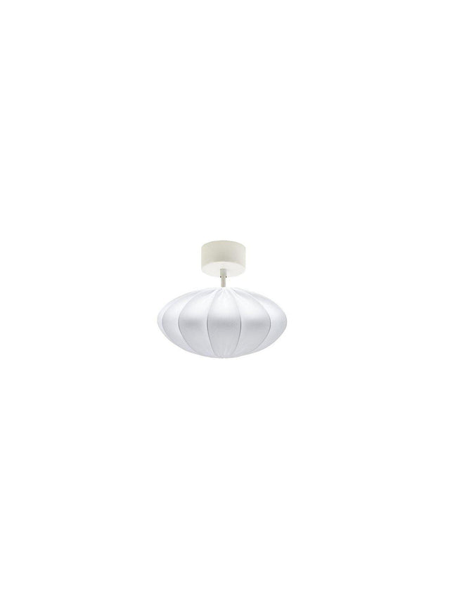 Rosa Taklampa 60cm – Vit metall takkopp 31 cm