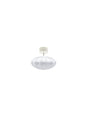 Rosa Taklampa 60cm – Vit metall takkopp 31 cm