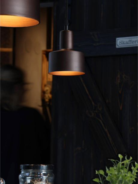Solo fönsterlampa Antik brun 13cm