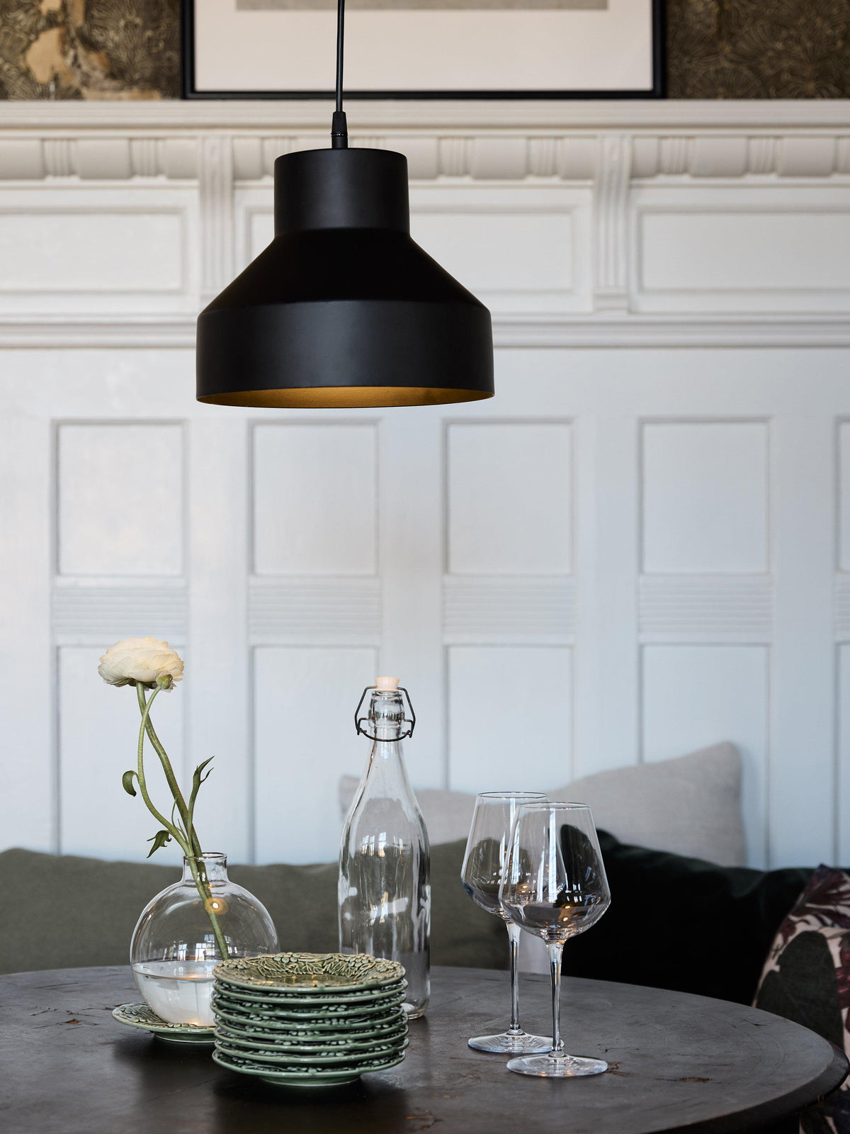 Solo Taklampa – Matt svart 26 cm