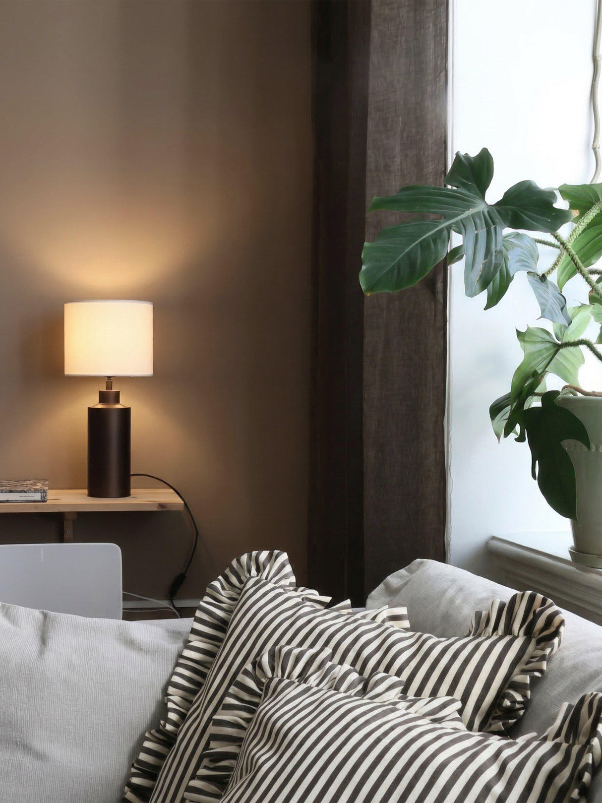 Solo Bordslampa Antik brun 46cm
