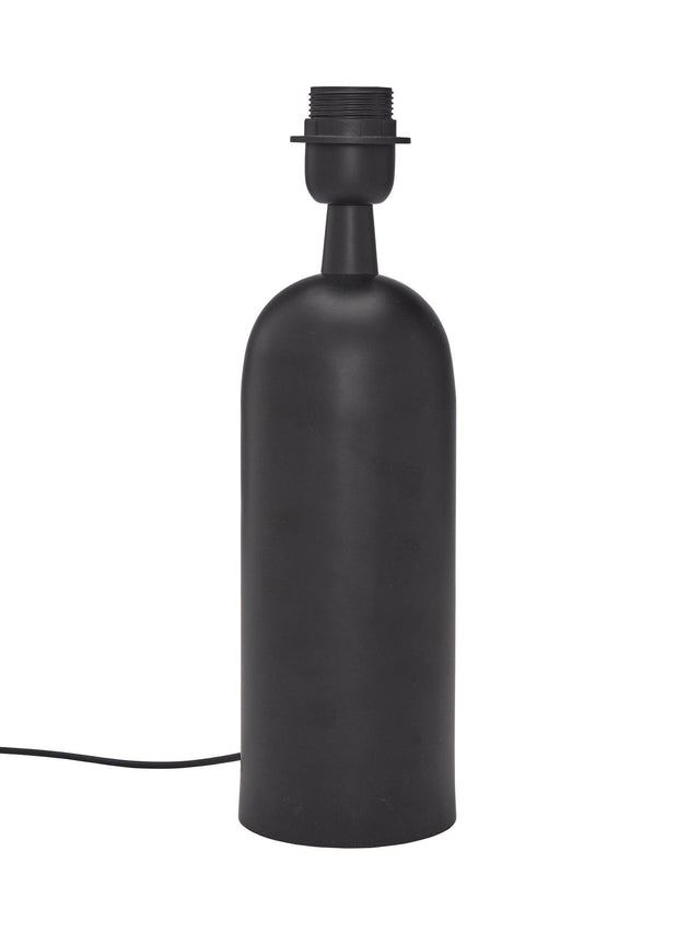 Carter Lampfot – Matt svart 35 cm