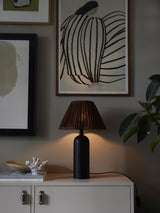 Carter Lampfot – Matt svart 35 cm