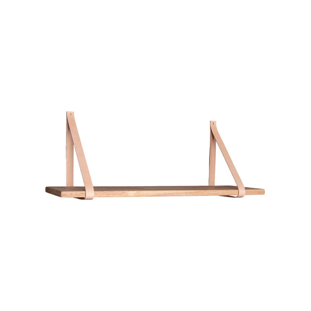 House Nordic, Forno Hylla Natur med Läderremmar 80 cm