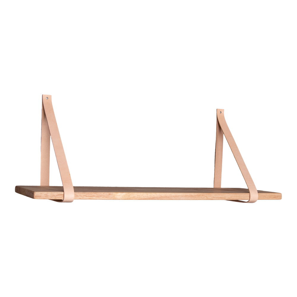 House Nordic, Forno Hylla Natur med Läderremmar 120 cm