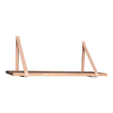 House Nordic, Forno Hylla Natur med Läderremmar 120 cm