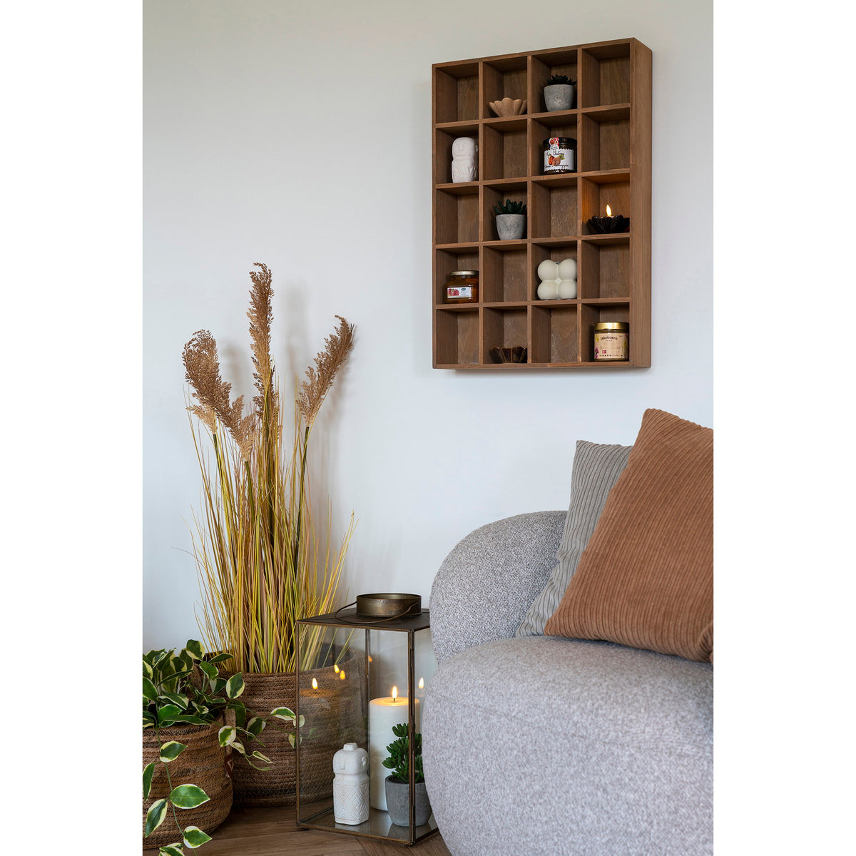 House Nordic, Moss Vägghylla Furu Natur 63 cm
