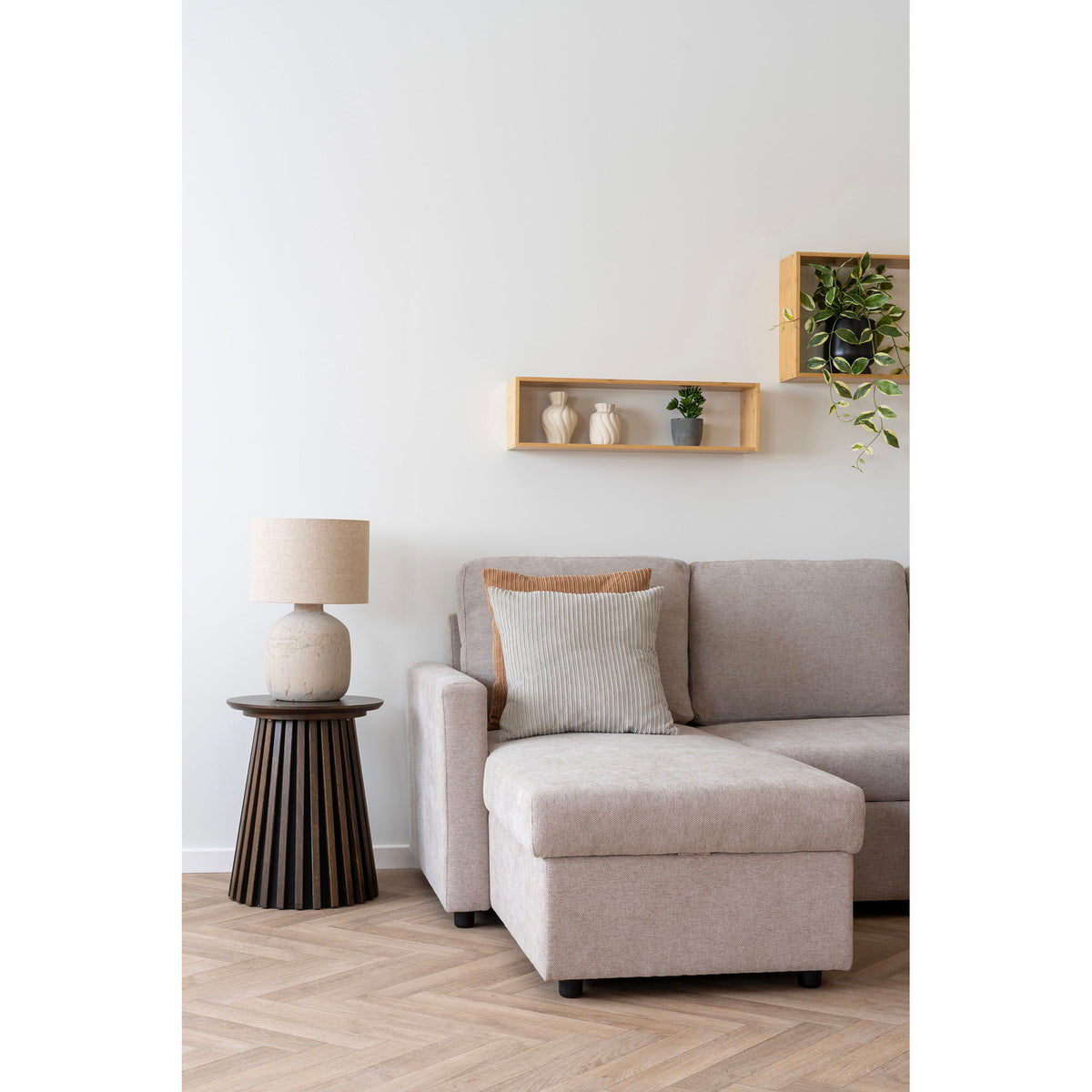 House Nordic, Ember Vägghylla Bambu Natur 70 cm