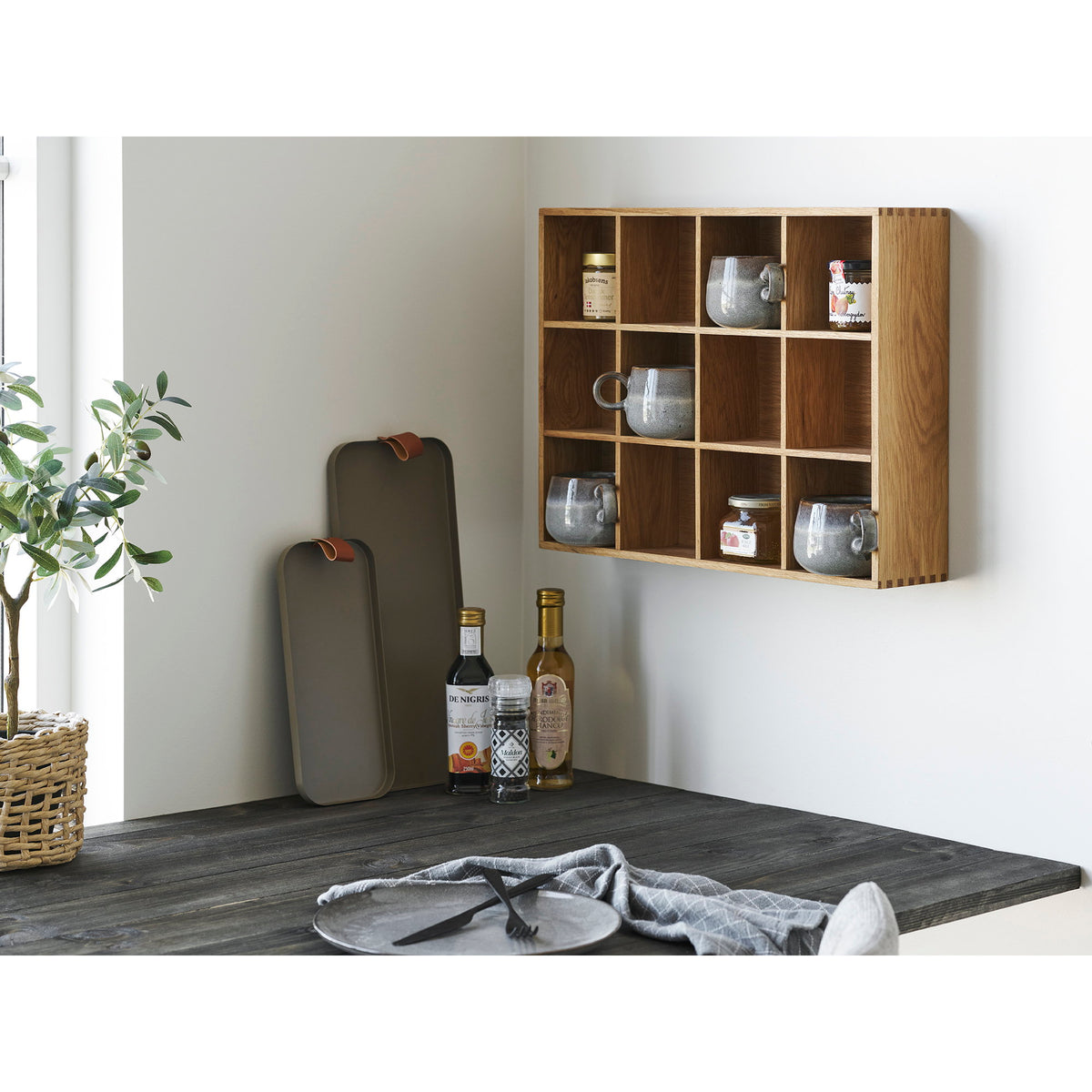 House Nordic, Soria Vägghylla Ek Natur 51 cm