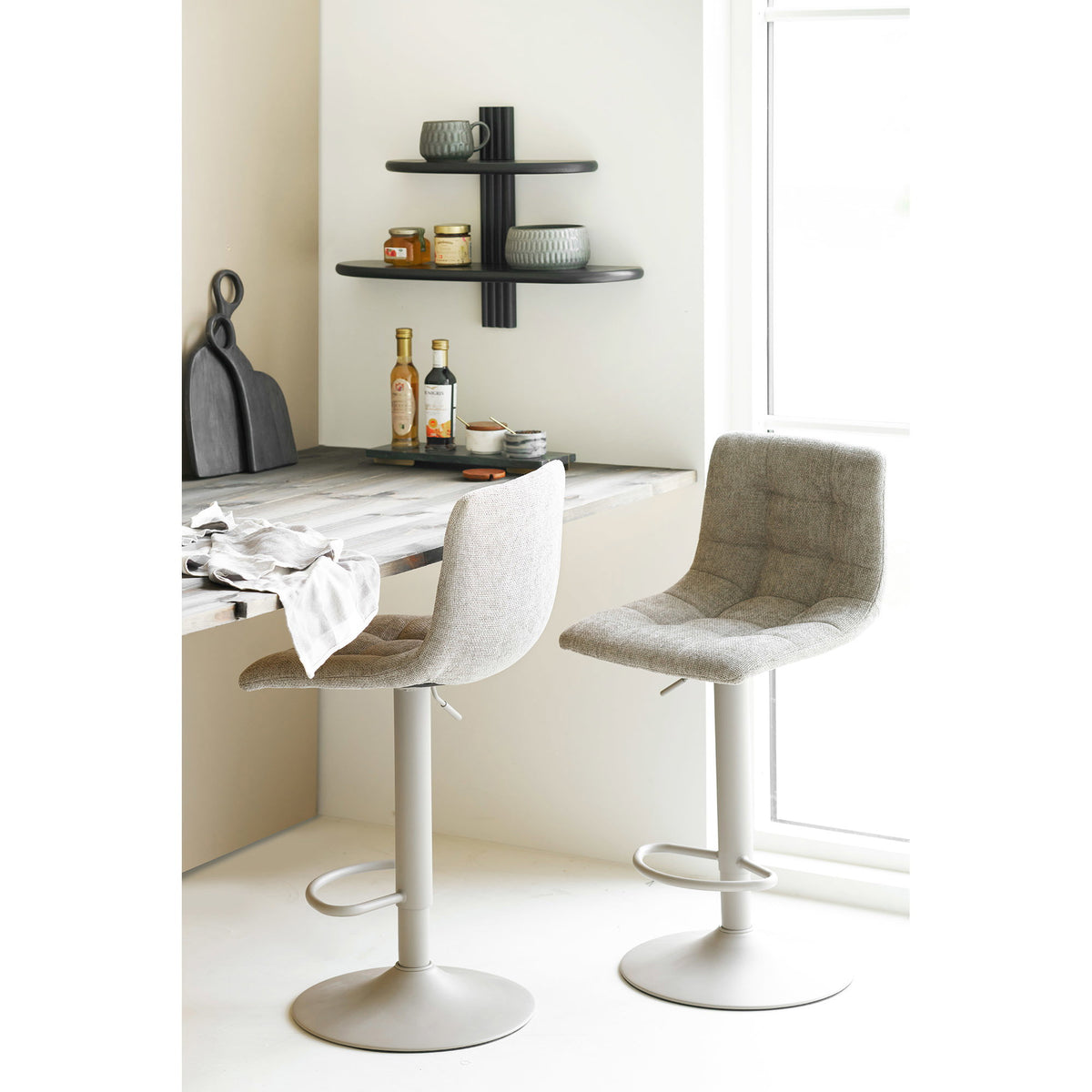 House Nordic, Aliano Vägghylla Ek Svart 65 cm