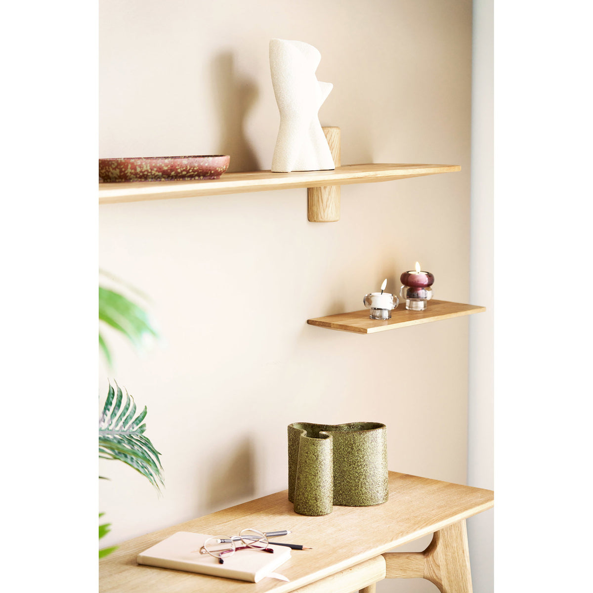 House Nordic, Calcata Vägghylla Ek 42,5 cm