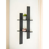 House Nordic, Mostar Vägghylla Furu Svart 86 cm