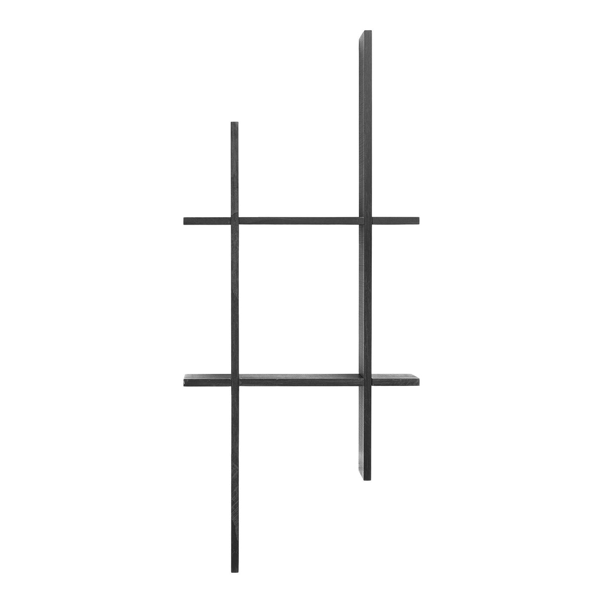 House Nordic, Mostar Vägghylla Furu Svart 86 cm
