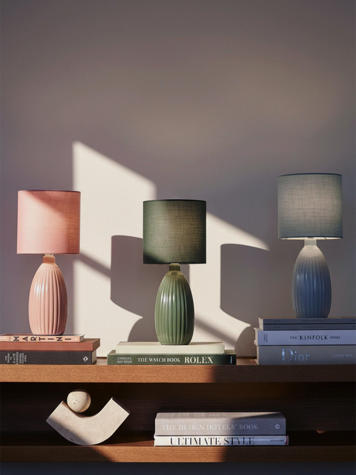 Uno Bordslampa – Rosa 37 cm