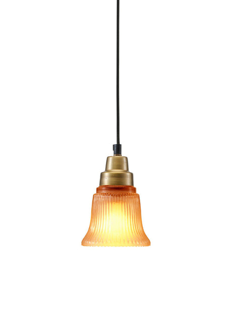 Emmi fönsterlampa Amber/brass 12cm