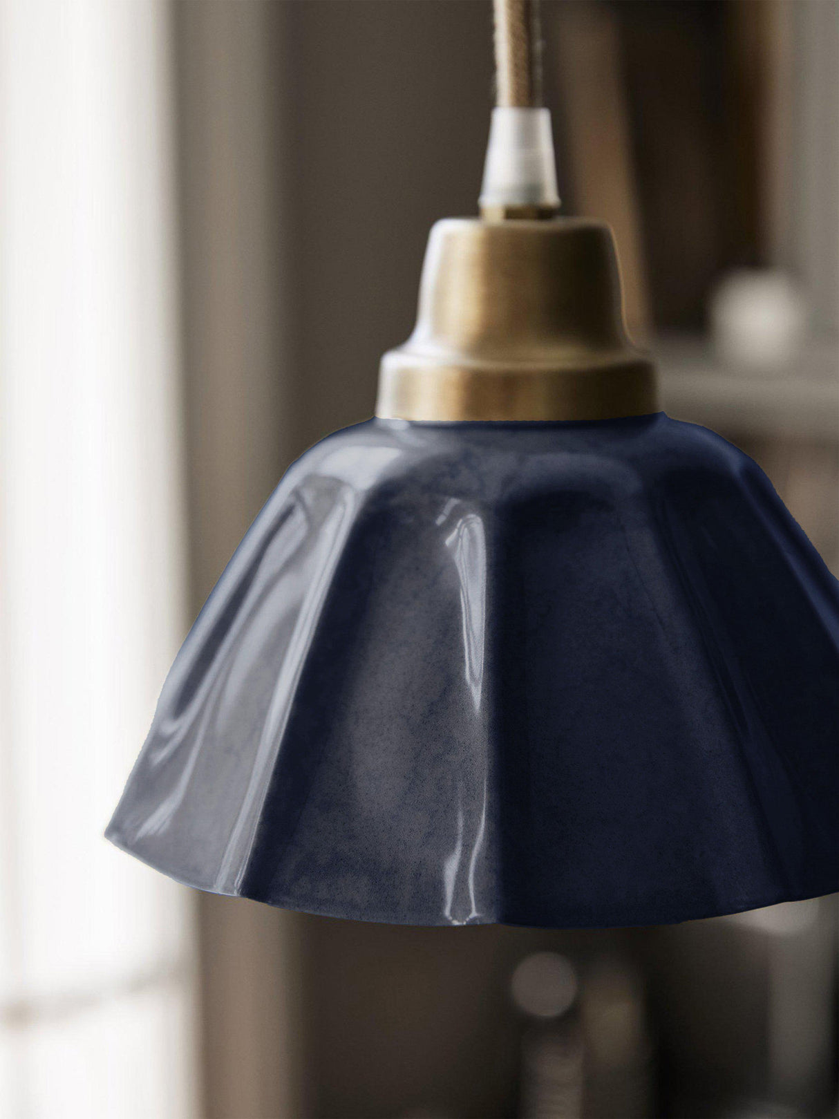 Ester Fönsterlampa Blå 17cm
