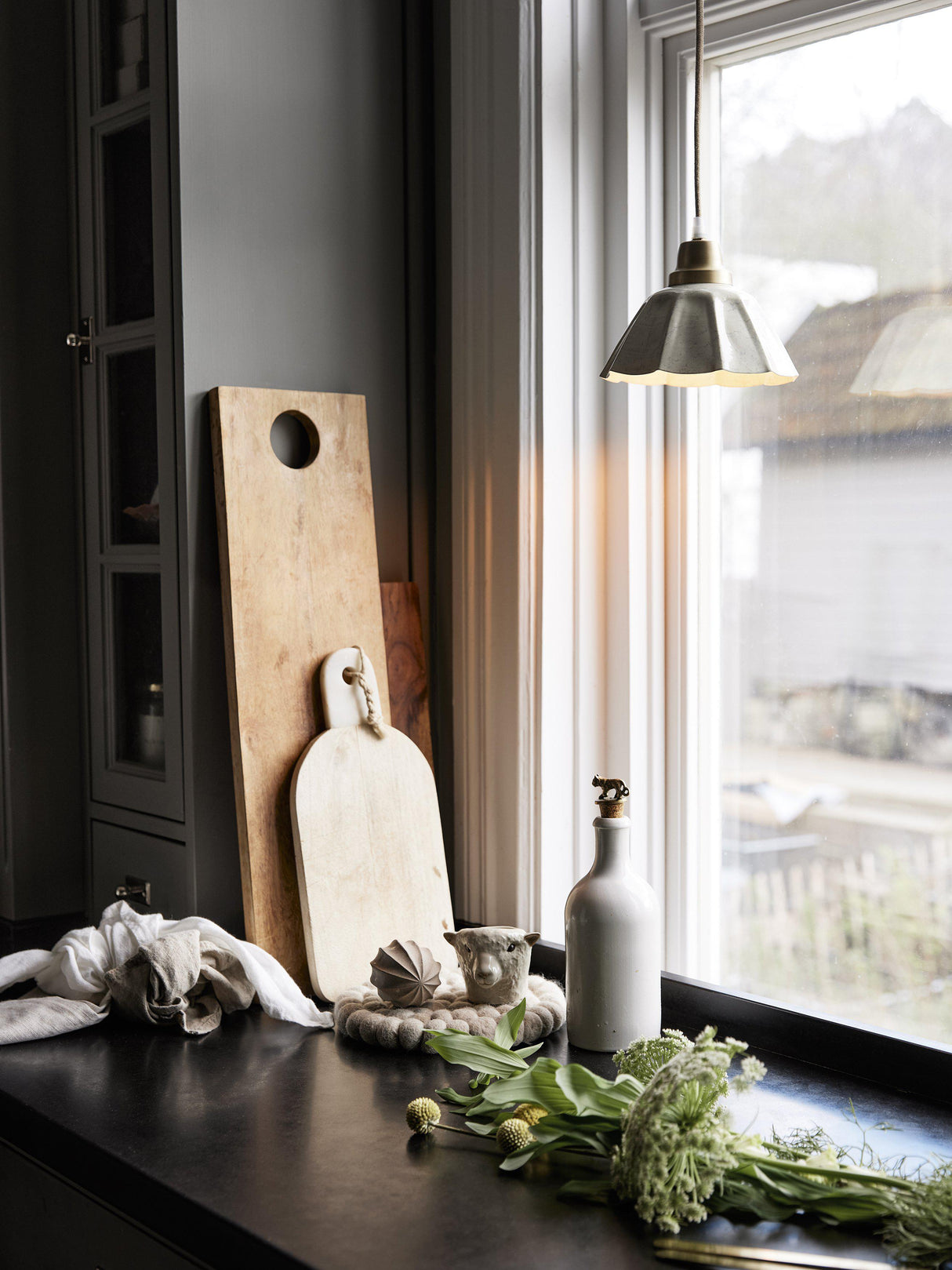 Ester fönsterlampa Offwhite 17cm