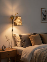 Ester Vägglampa – Mässing 39 cm