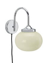 Elsy Vägglampa Salvia grön krom  26