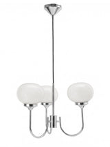 Elsy Taklampa Vit krom 59cm