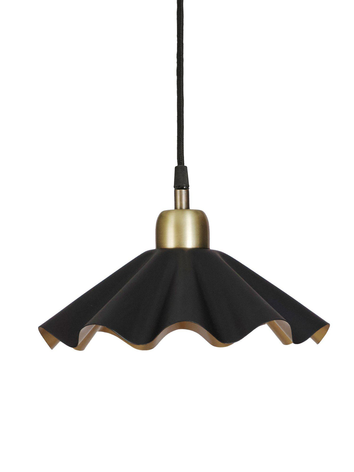 Aira Fönsterlampa – Svart/Mässing 25 cm