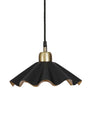 Aira Fönsterlampa – Svart/Mässing 25 cm