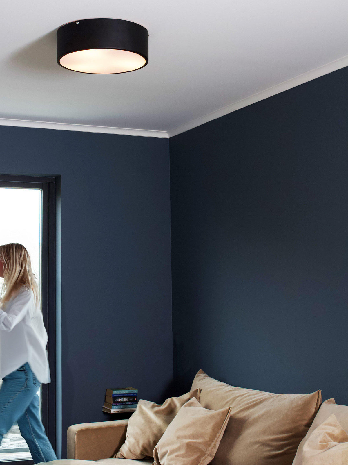 Colmar Plafond – Svart 41 cm