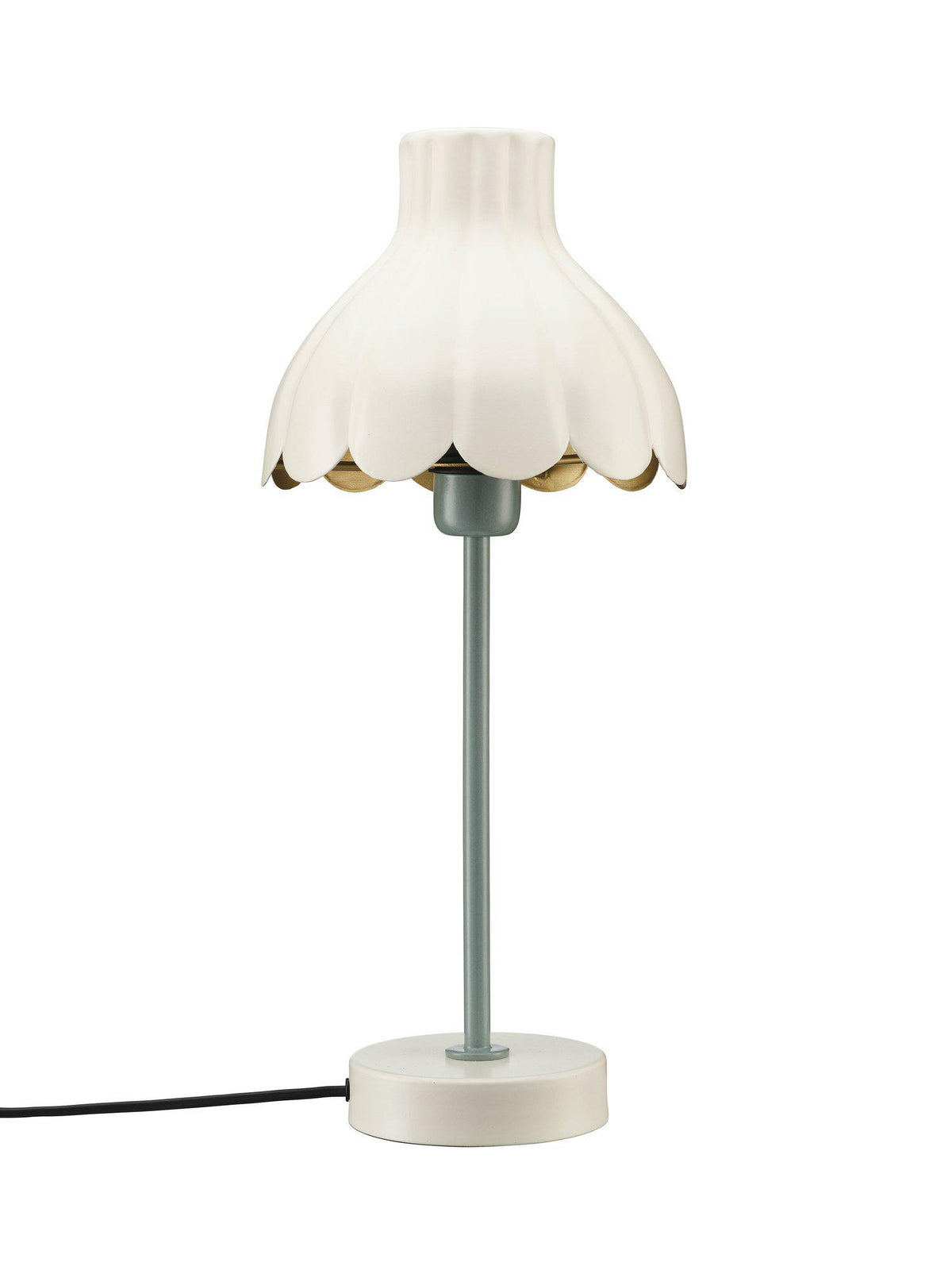 Wera Bordslampa – Off-white/grön 47 cm