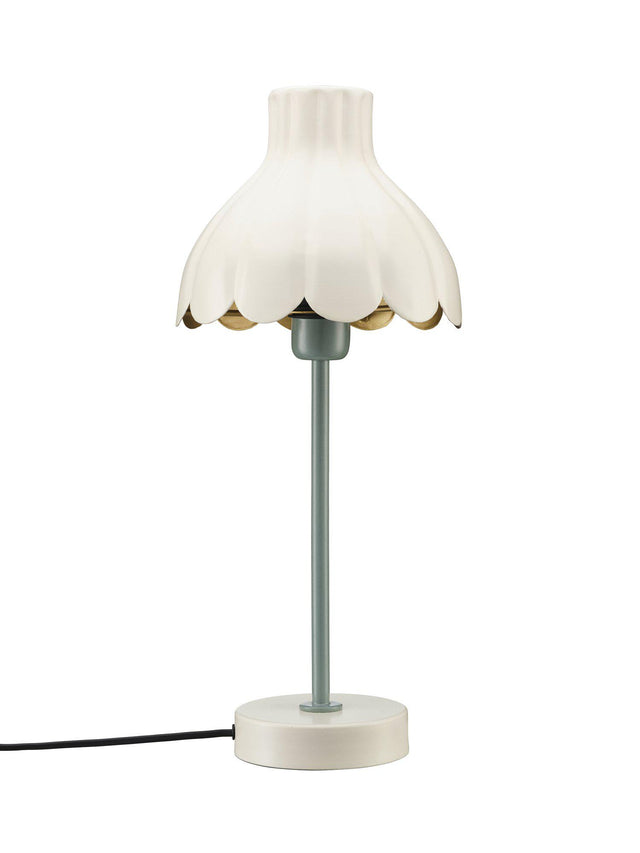 Wera Bordslampa – Off-white/grön 47 cm