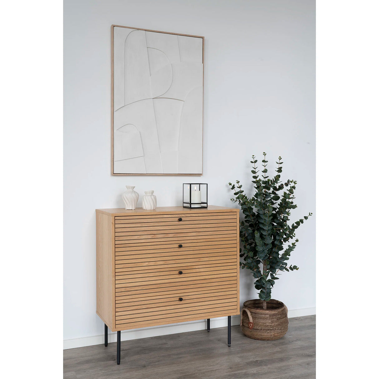 House Nordic, Vas i keramik, Vit 2-pack