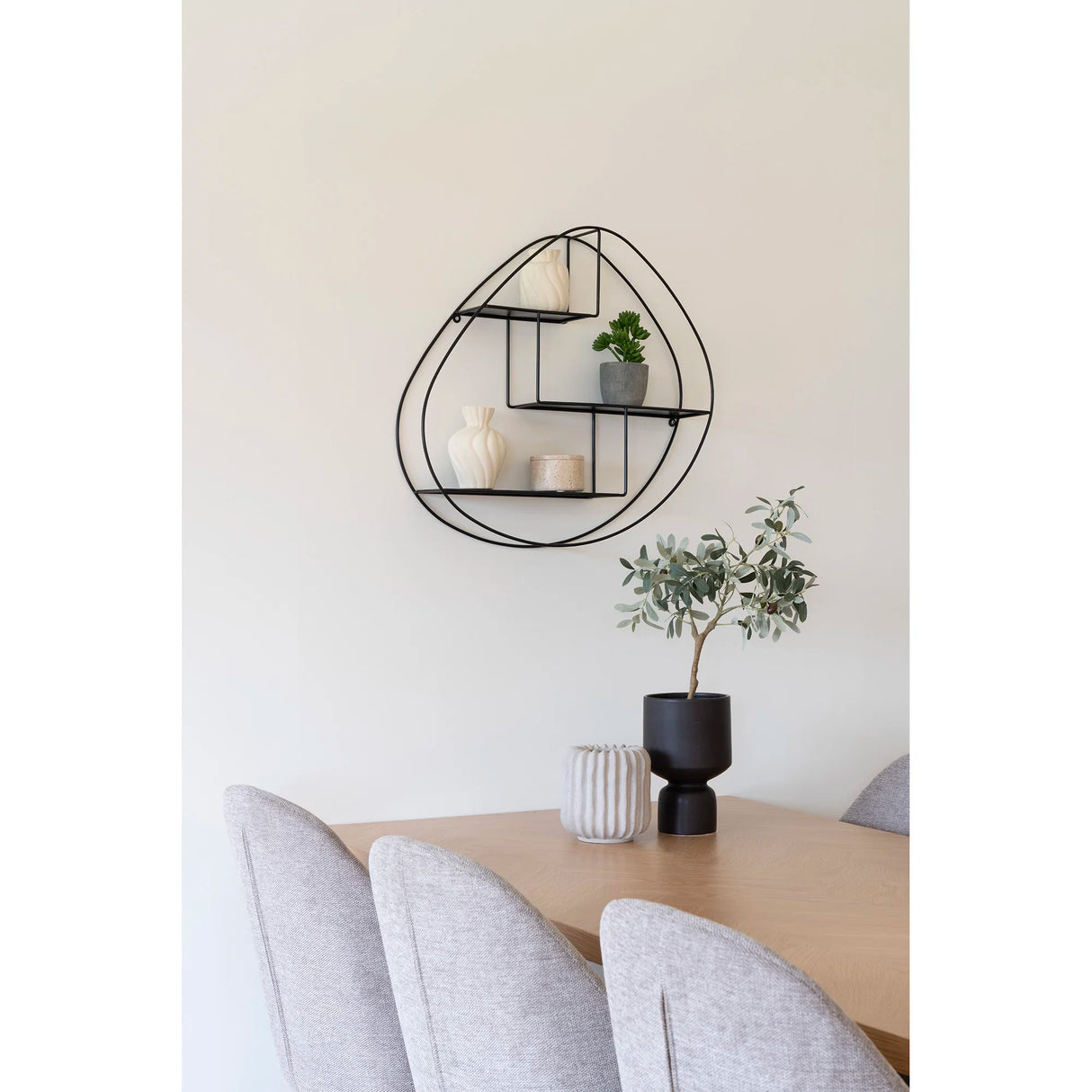 House Nordic, Vas i keramik, Vit 2-pack