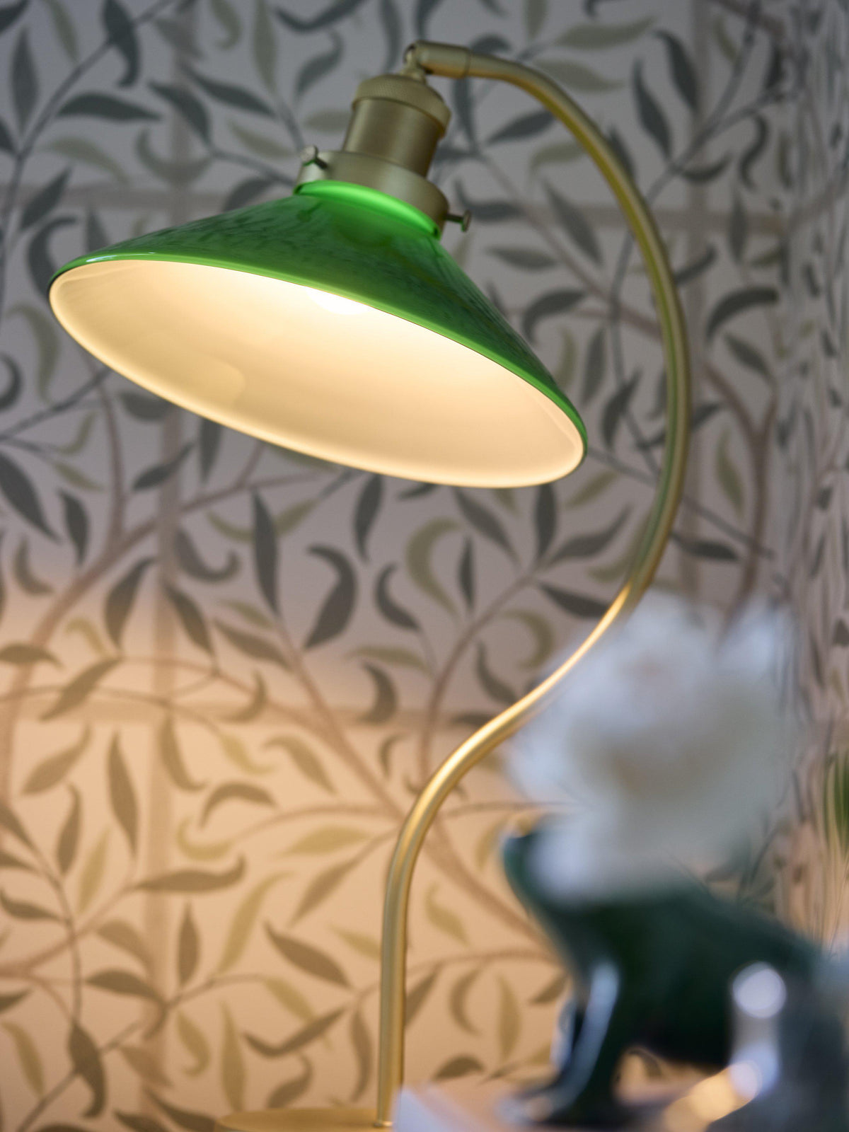 Axel Bordslampa – Grön 25 cm