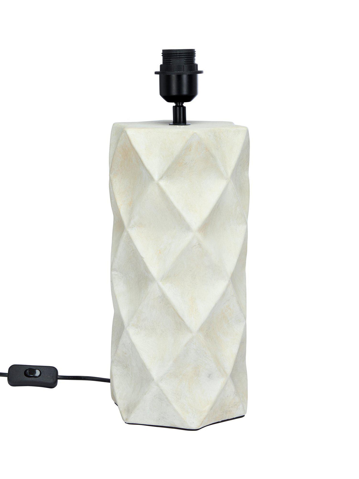 Hazel Lampfot – Beige 43 cm
