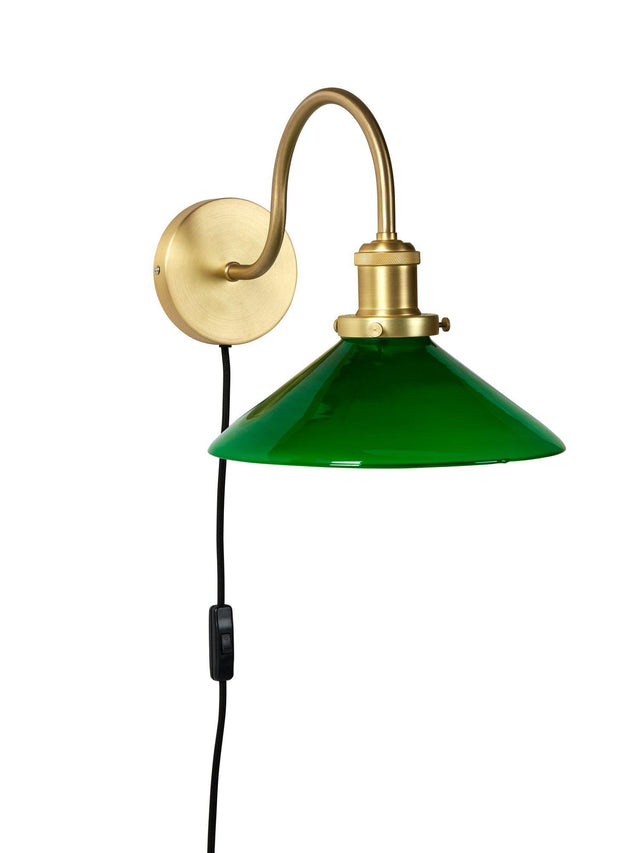 Axel Vägglampa – Grön 25 cm