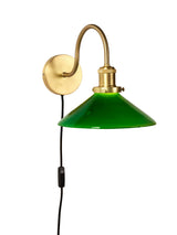 Axel Vägglampa – Grön 25 cm