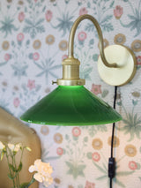 Axel Vägglampa – Grön 25 cm
