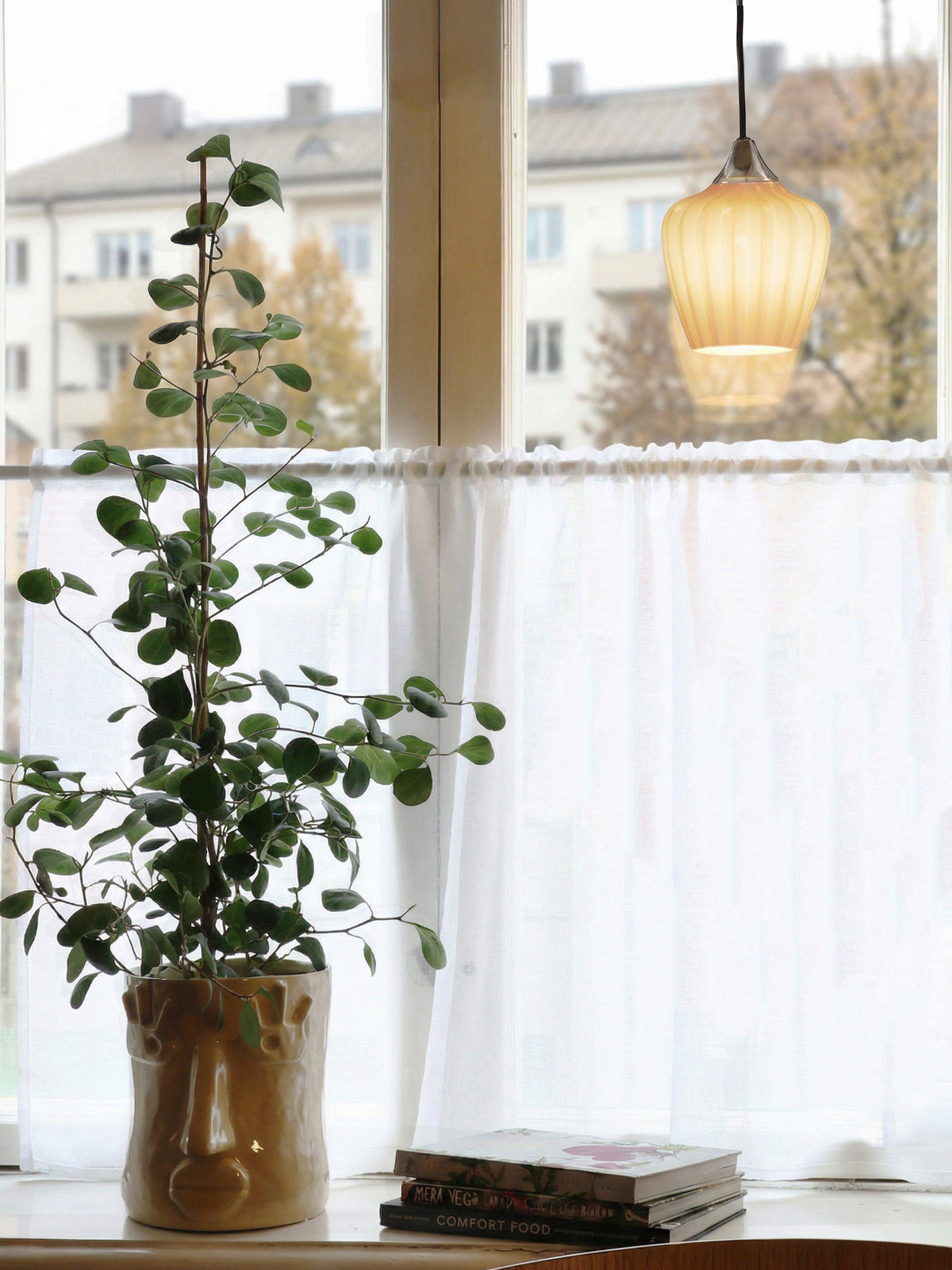 Amalfi Fönsterlampa – Aprikos 15 cm