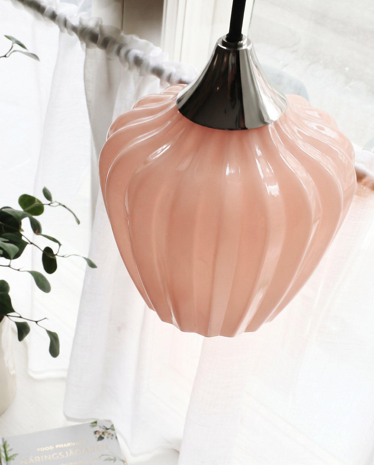 Amalfi Fönsterlampa – Aprikos 15 cm