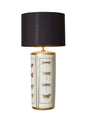 Lucca Bordslampa – Sand med svart skärm 67 cm