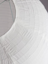 Verona Takskärm – Vitt tyg 55 cm