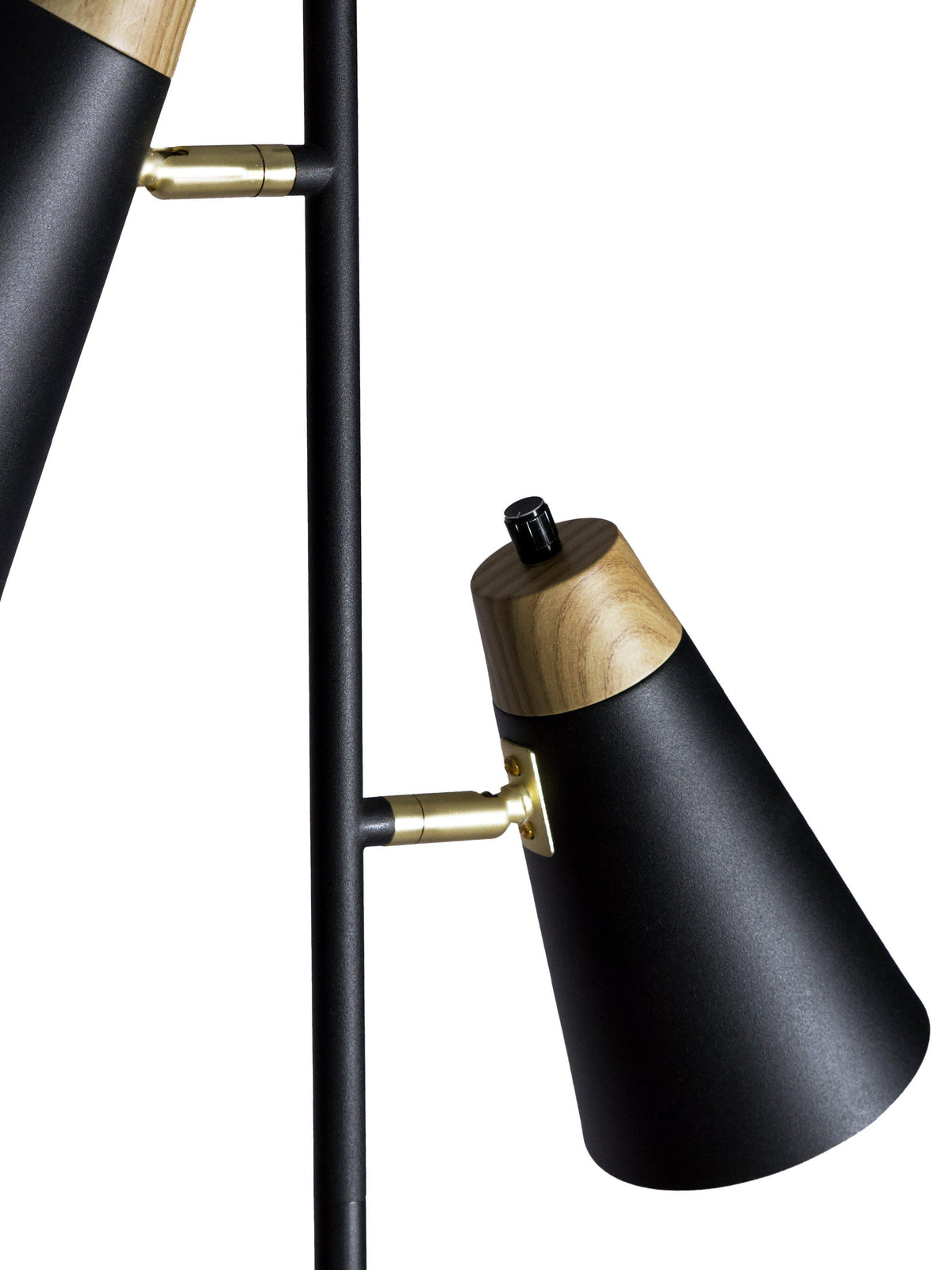 Wien Golvlampa – Svart 2-arm 157 cm