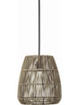 Saigon Takskärm – Natur/Grå 28 cm