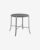 Nordal, OLIVO trädgårdsbord Ø75 cm – svart