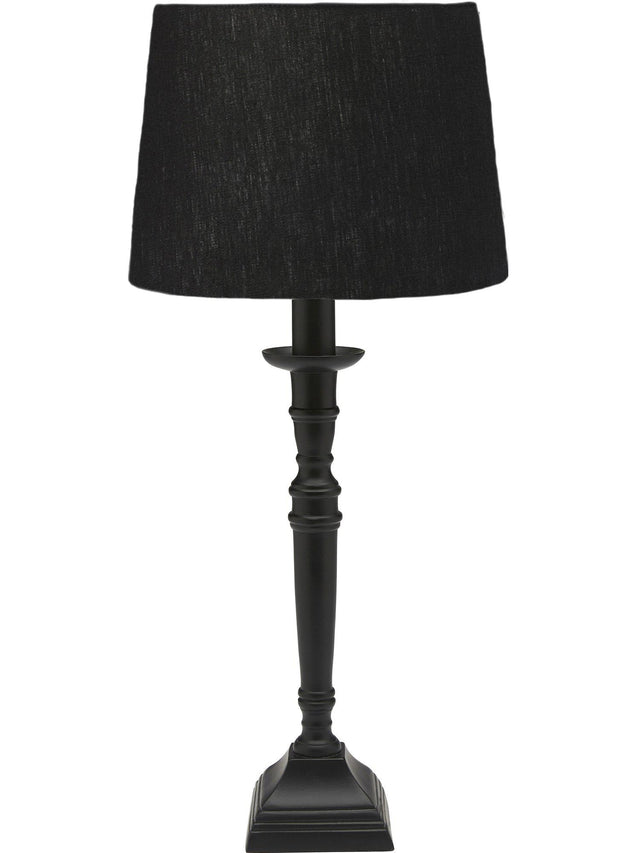 Salong Bordslampa – med lampskärm svart 55 cm