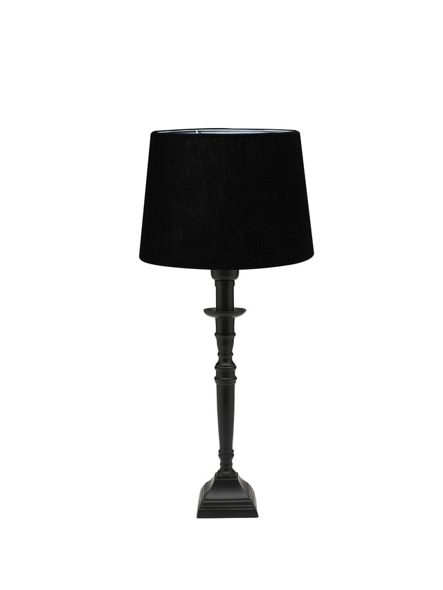Salong Bordslampa – med lampskärm svart 55 cm