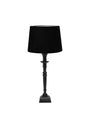 Salong Bordslampa – med lampskärm svart 55 cm